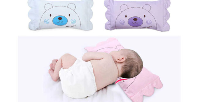 Pillow for baby head shape